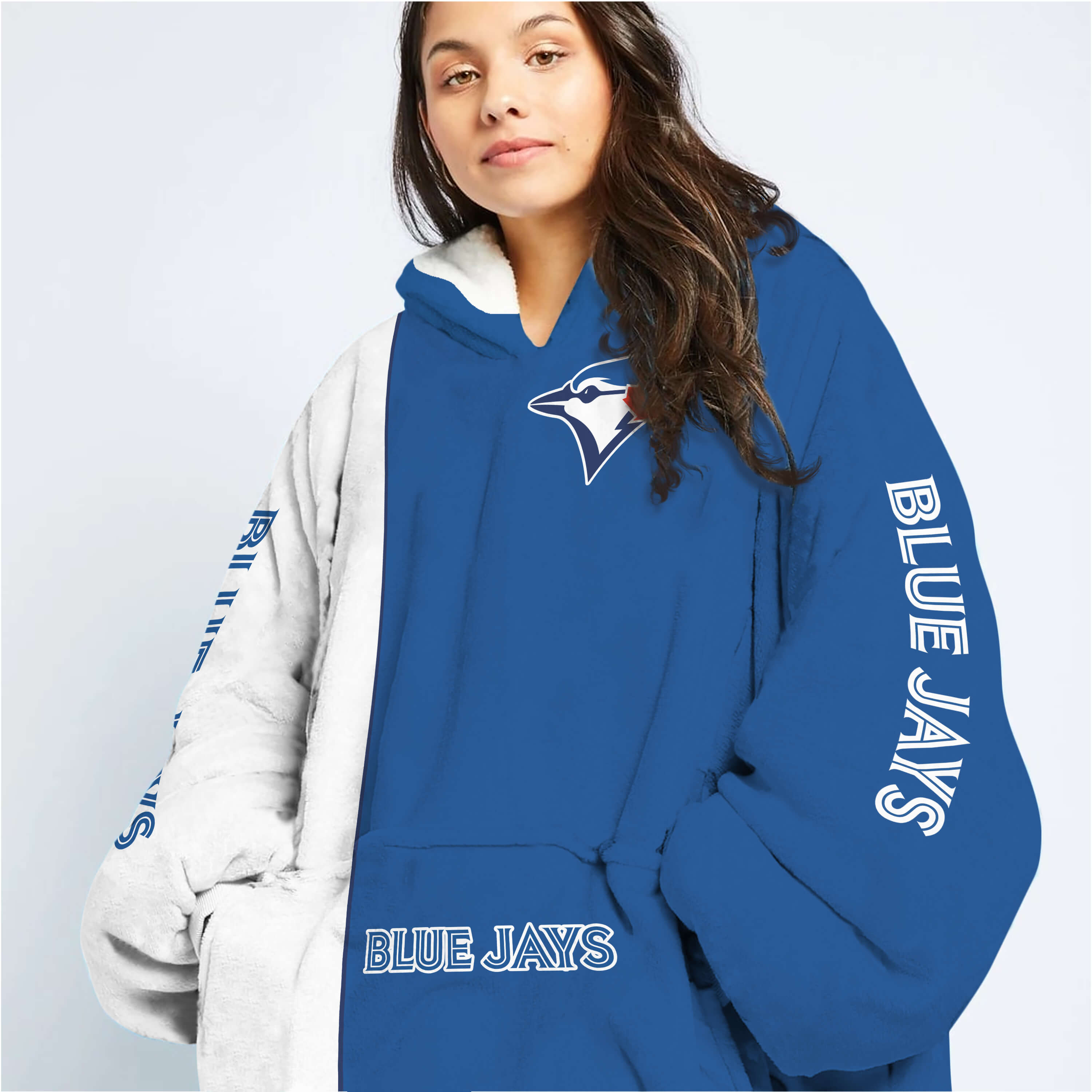 Limited Edition - Custom Name Mlb - Toronto Blue Jays - Oodie Blanket - Image 6