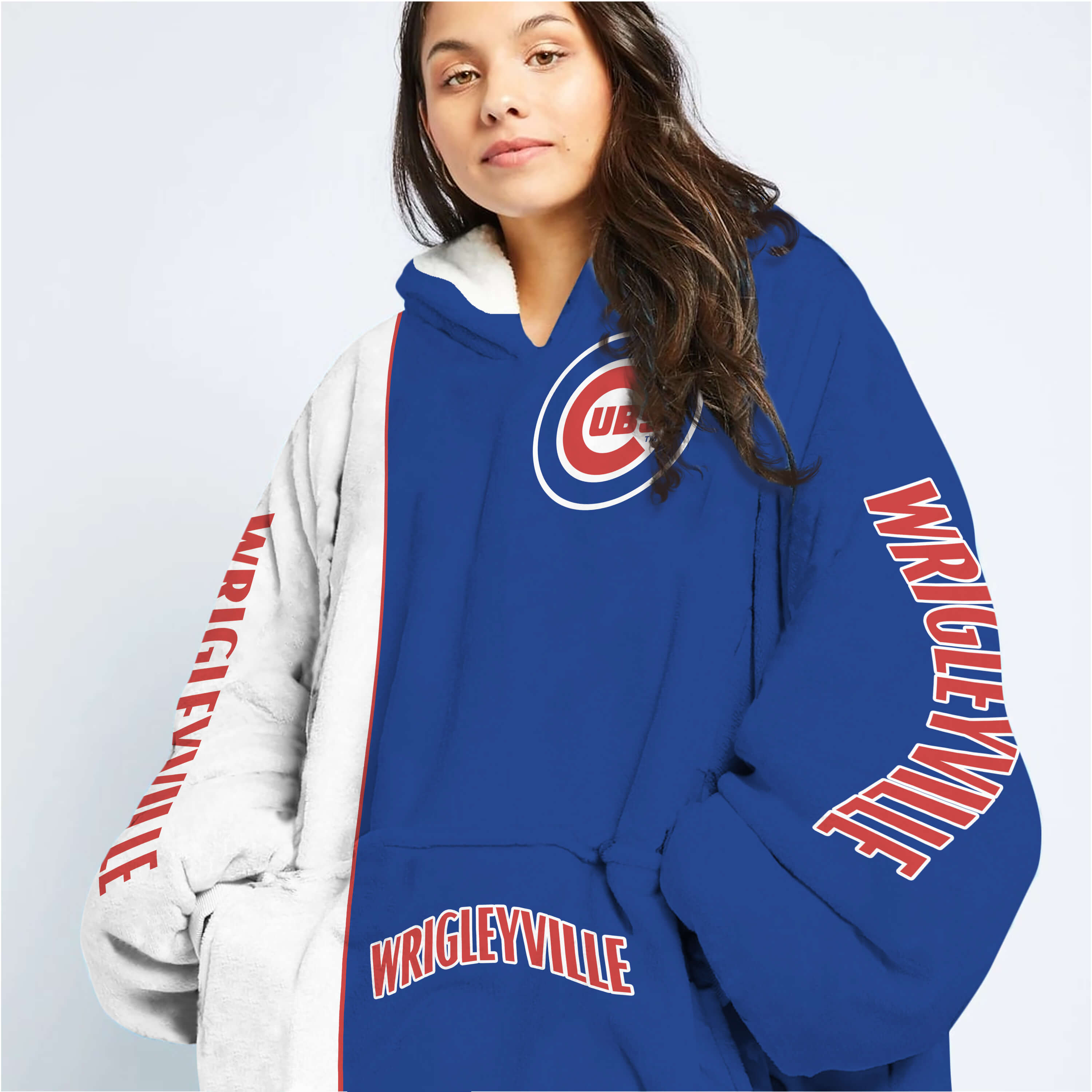 Limited Edition - Custom Name Mlb - Chicago Cubs - Oodie Blanket - Image 6
