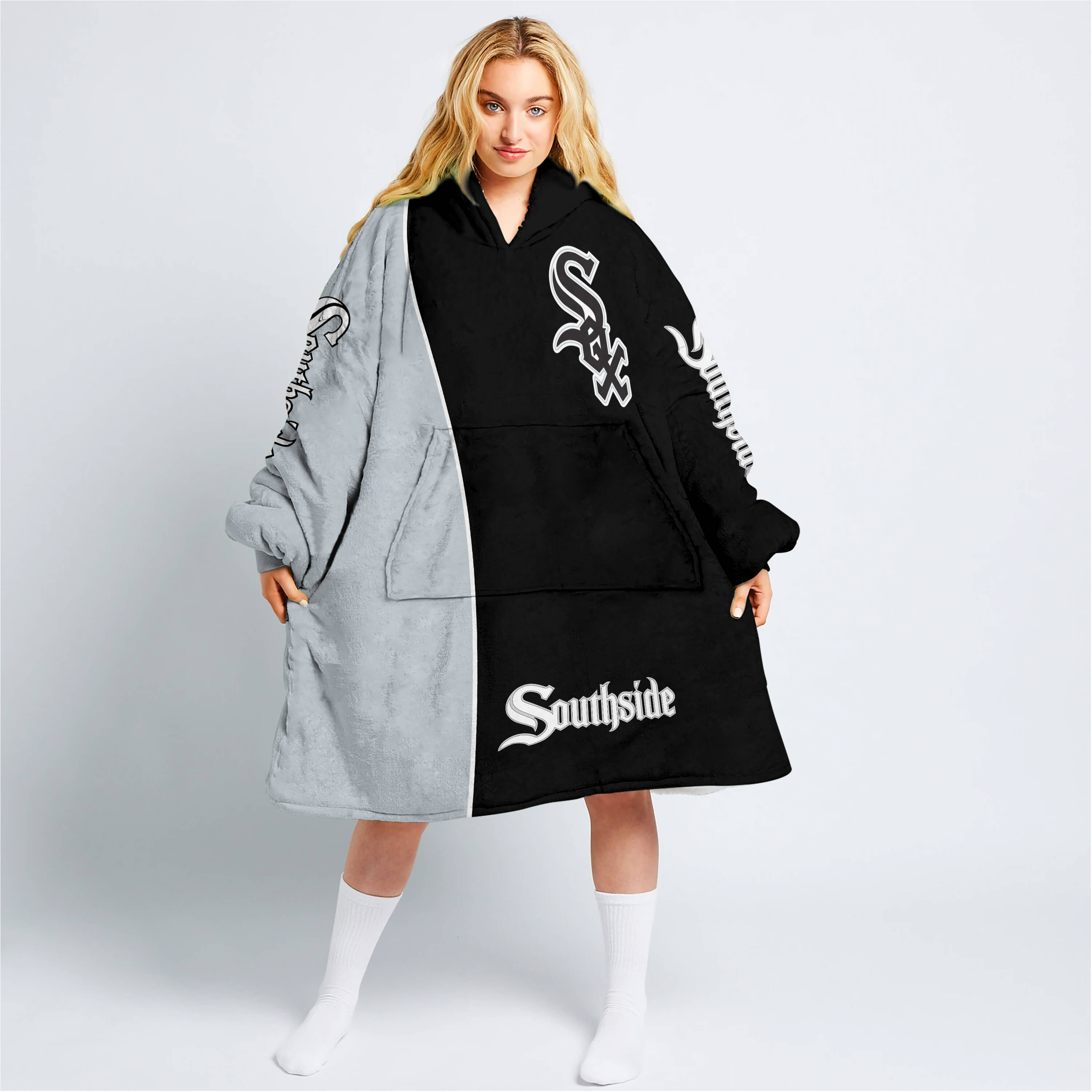 Limited Edition - Custom Name Mlb - Chicago White Sox - Oodie Blanket