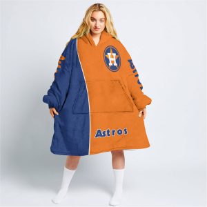 Limited Edition - Custom Name Mlb - Houston Astros - Oodie Blanket