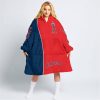 Limited Edition - Custom Name Mlb - Los Angeles Angels - Oodie Blanket