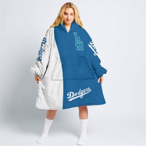 Limited Edition - Custom Name Mlb - Los Angeles Dodgers - Oodie Blanket