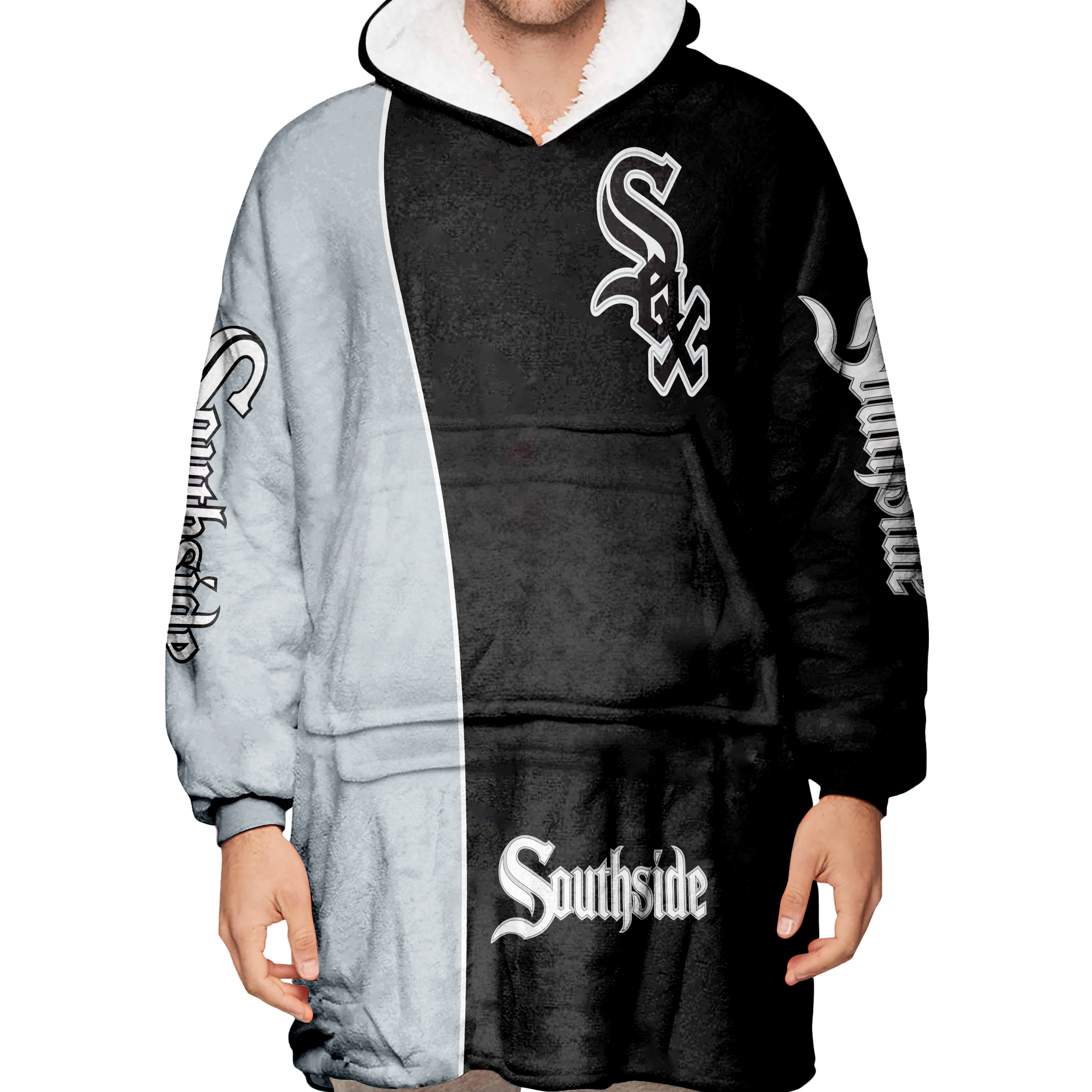 Limited Edition - Custom Name Mlb - Chicago White Sox - Oodie Blanket - Image 5