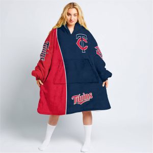 Limited Edition - Custom Name Mlb - Minnesota Twins - Oodie Blanket