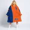 Limited Edition - Custom Name Mlb - New York Mets - Oodie Blanket
