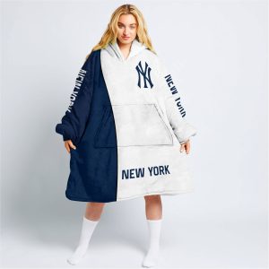 Limited Edition - Custom Name Mlb - New York Yankees - Oodie Blanket