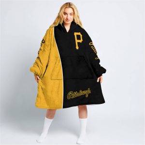 Limited Edition - Custom Name Mlb - Pittsburgh Pirates - Oodie Blanket