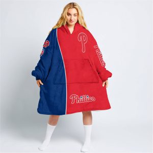 Limited Edition - Custom Name Mlb - Philadelphia Phillies - Oodie Blanket