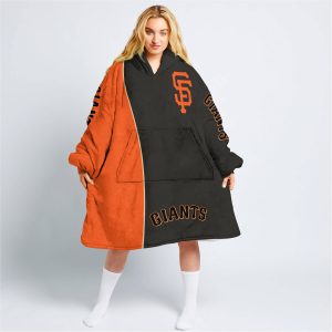 Limited Edition - Custom Name Mlb - San Francisco Giants - Oodie Blanket