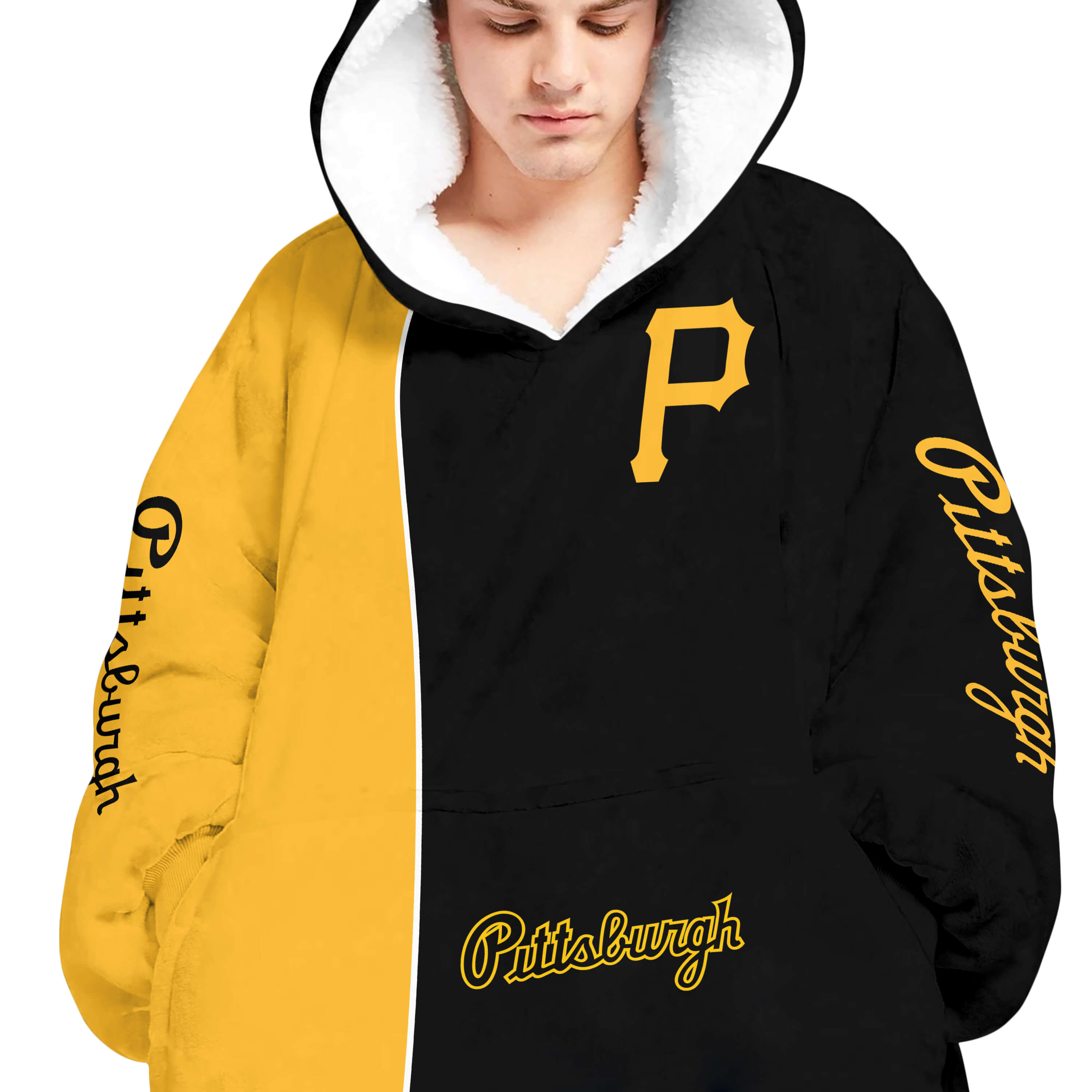 Limited Edition - Custom Name Mlb - Pittsburgh Pirates - Oodie Blanket - Image 4