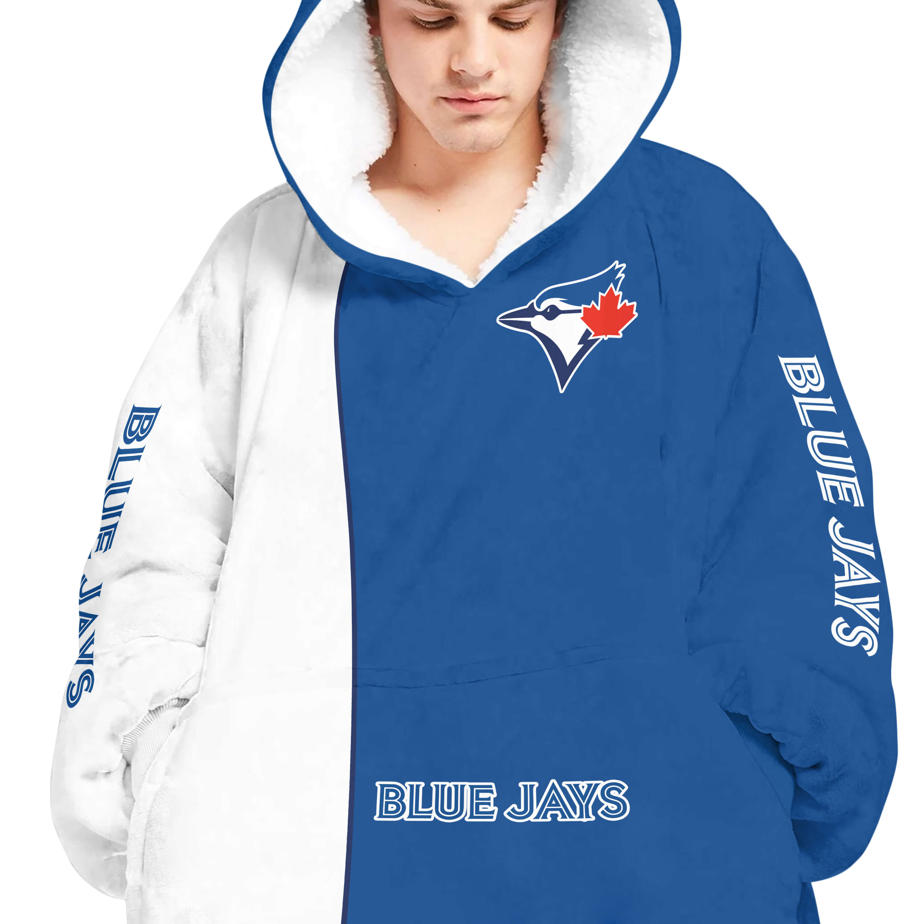 Limited Edition - Custom Name Mlb - Toronto Blue Jays - Oodie Blanket - Image 4