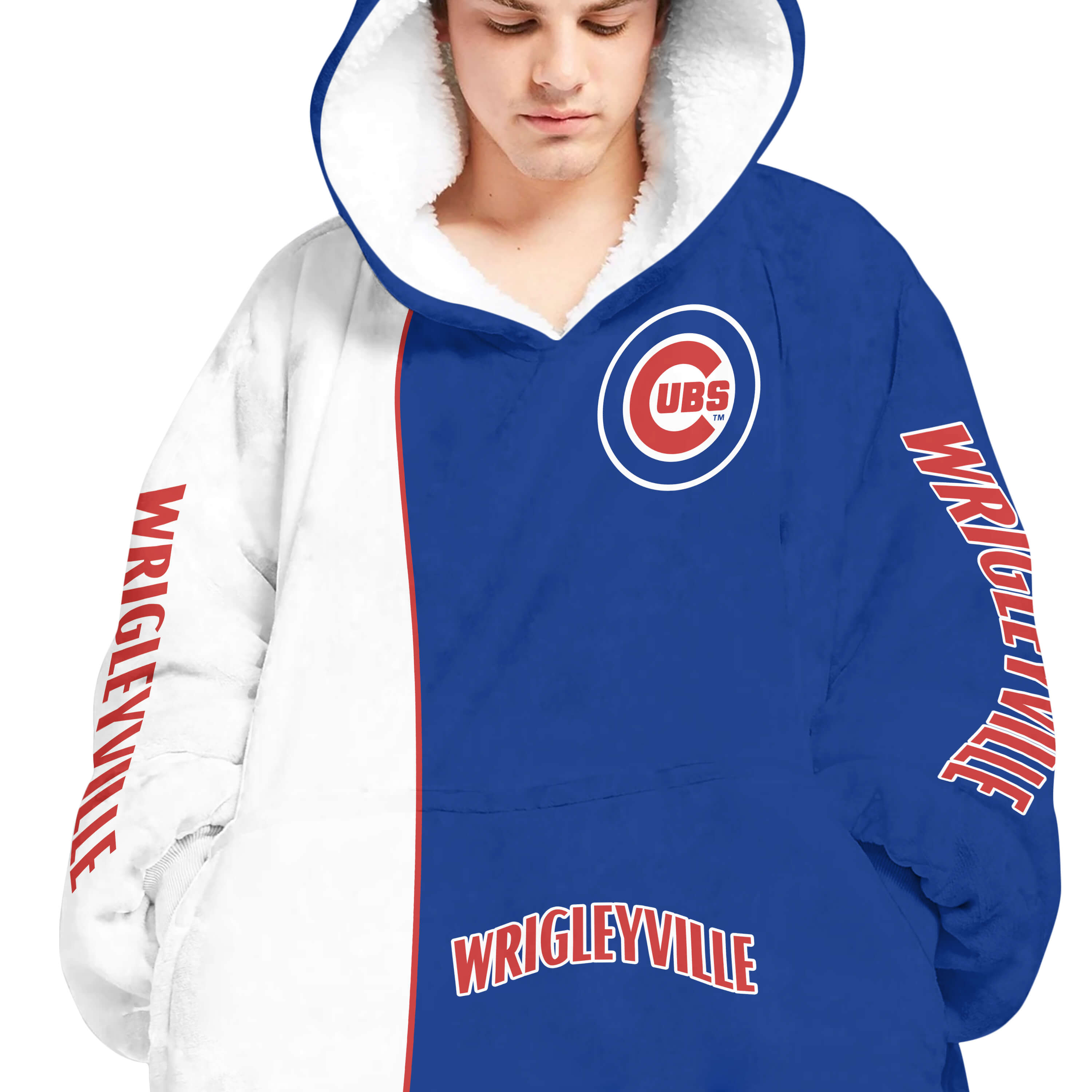 Limited Edition - Custom Name Mlb - Chicago Cubs - Oodie Blanket - Image 4