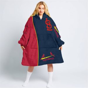 Limited Edition - Custom Name Mlb - St. Louis Cardinals - Oodie Blanket