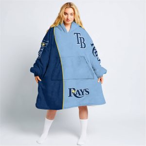 Limited Edition - Custom Name Mlb - Tampa Bay Rays - Oodie Blanket