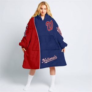 Limited Edition - Custom Name Mlb - Washington Nationals - Oodie Blanket