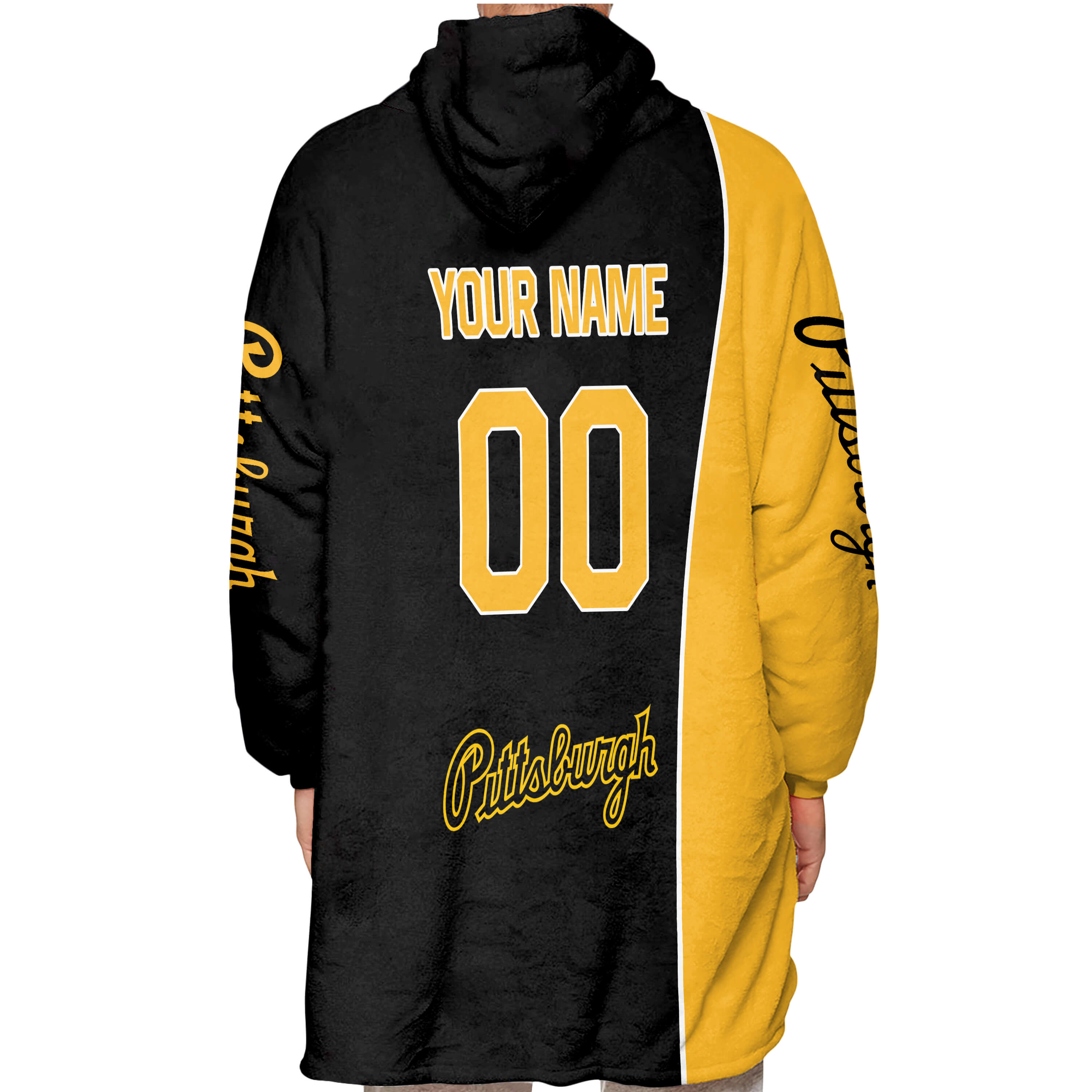 Limited Edition - Custom Name Mlb - Pittsburgh Pirates - Oodie Blanket - Image 3
