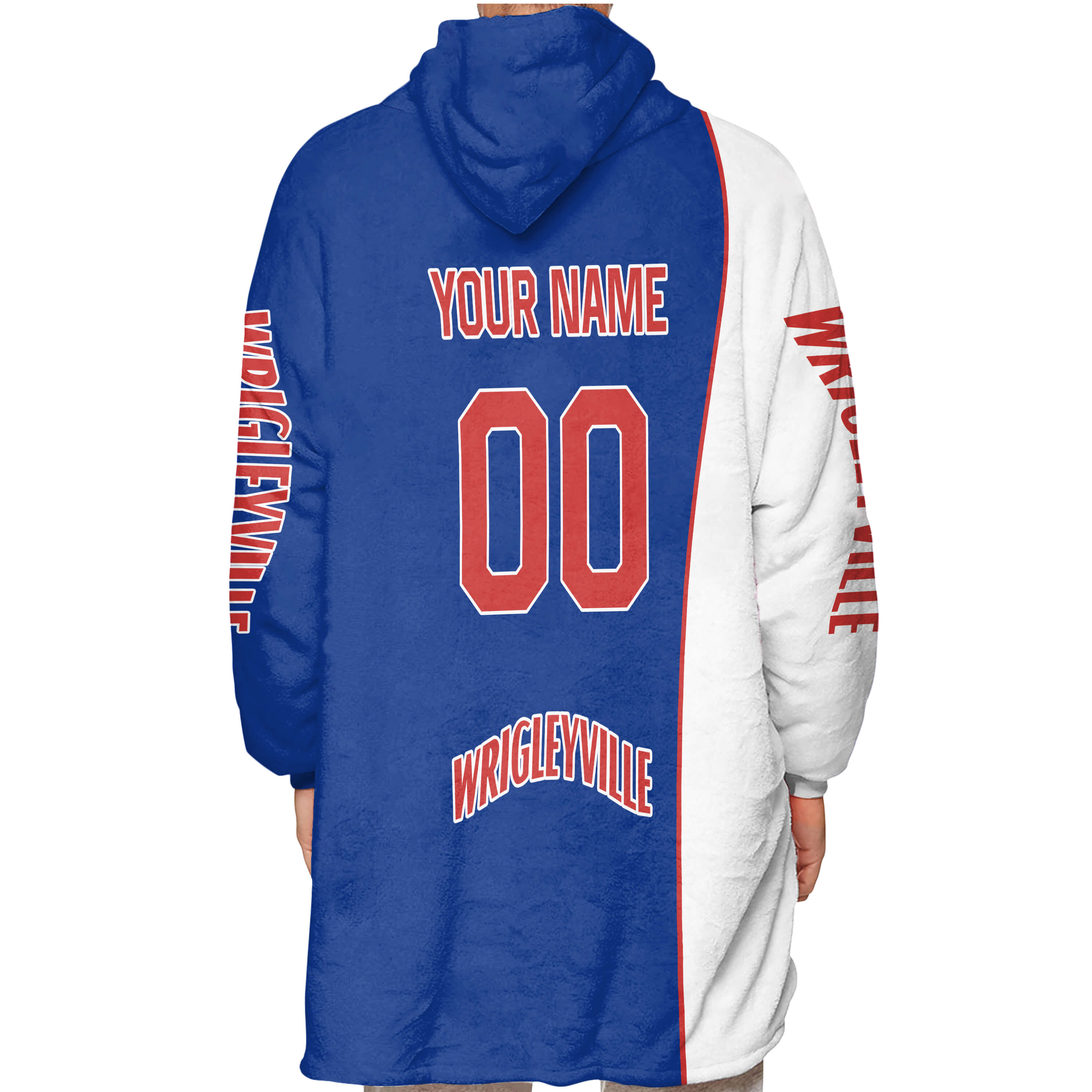Limited Edition - Custom Name Mlb - Chicago Cubs - Oodie Blanket - Image 3