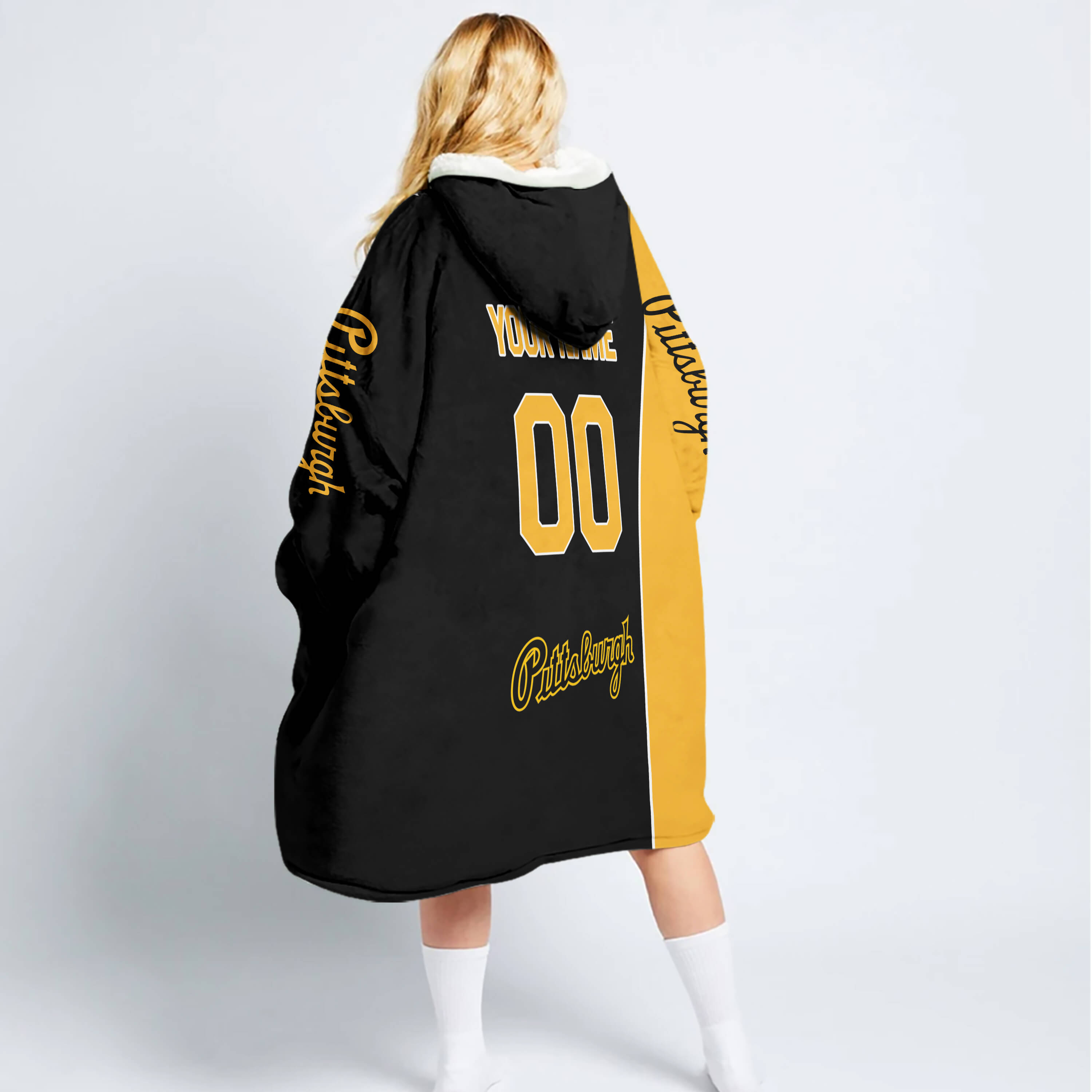 Limited Edition - Custom Name Mlb - Pittsburgh Pirates - Oodie Blanket - Image 2