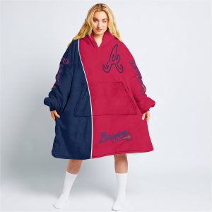 Limited Edition - Custom Name Mlb - Atlanta Braves - Oodie Blanket