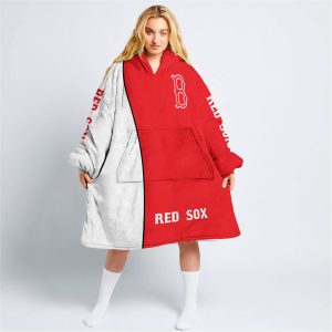Limited Edition - Custom Name Mlb - Boston Red Sox - Oodie Blanket