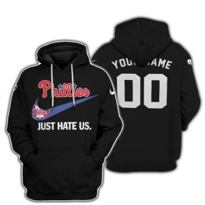 Philadelphia Phillies - Black - Custom Name