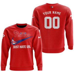 Philadelphia Phillies - Red - Custom Name - Sweatshirt