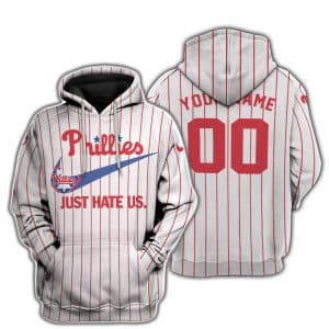 Philadelphia Phillies - Red & White - Custom Name