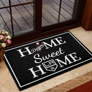 Home Sweet Home - Los Angeles Dodgers Rubber Doormat ET12