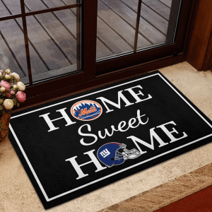 Home Sweet Home -  New York Mets Rubber Doormat EQ12