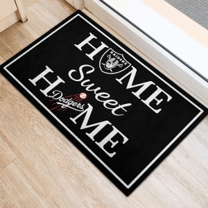 Home Sweet Home - Las Vegas Football And Los Angeles Baseball - Anti-Slip Rubber Doormat