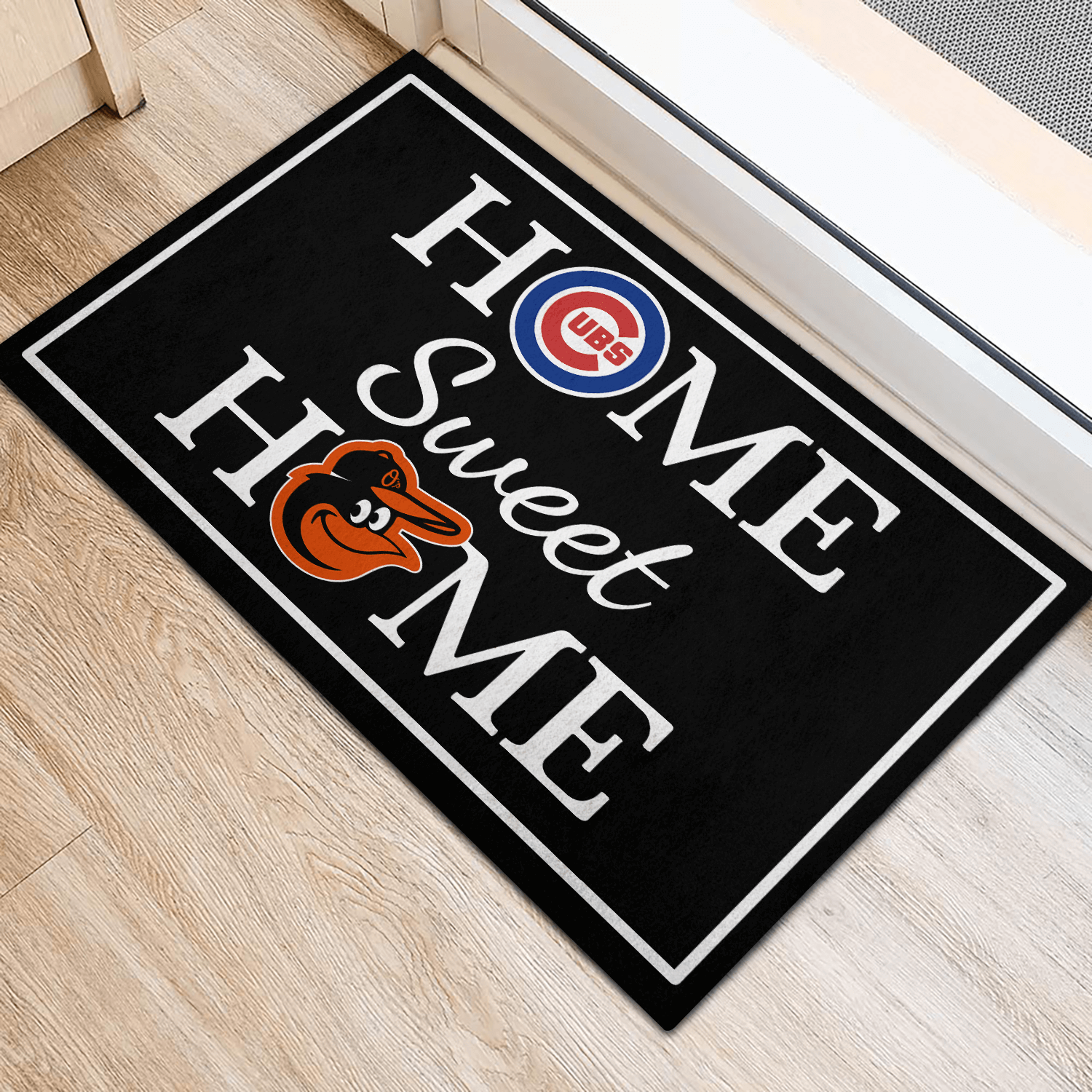 Home Sweet Home - Baltimore Orioles Rubber Doormat WS12 - Image 4