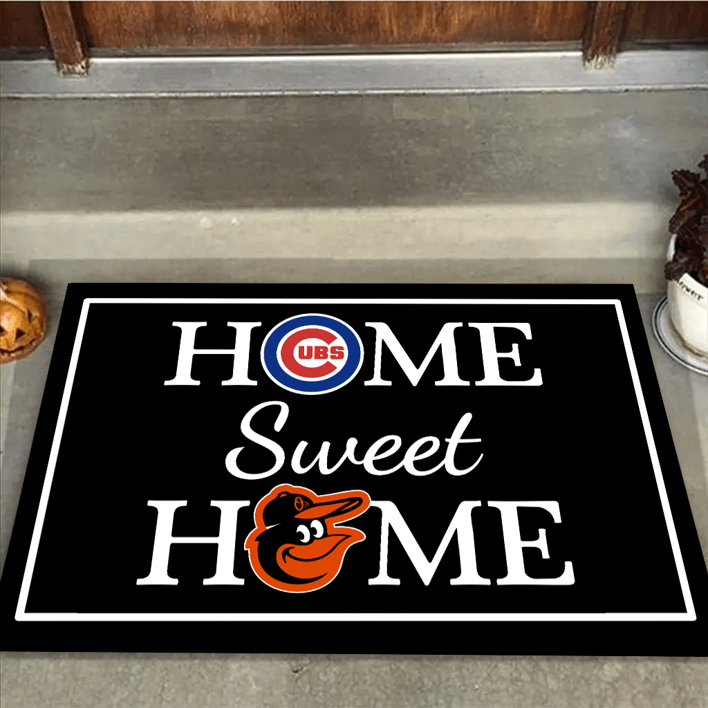 Home Sweet Home - Baltimore Orioles Rubber Doormat WS12 - Image 2