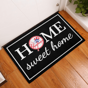 Home Sweet Home - Toronto Hockey And Baseball - Anti Slip Rubber Doormat