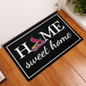 Home Sweet Home - St. Louis Cardinals Rubber Doormat QI12