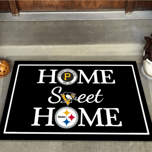 Home Sweet Home - Pittsburgh Pirates Rubber Doormat WF12
