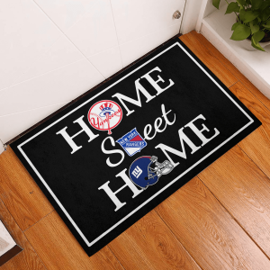 Home Sweet Home - New York Yankees Rubber Doormat ZX12