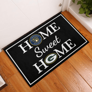 Home Sweet Home - Milwaukee Brewers Rubber Doormat QS12