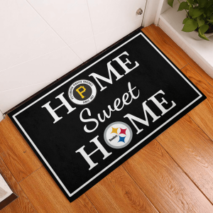 Home Sweet Home - Pittsburgh Pirates Rubber Doormat QG12