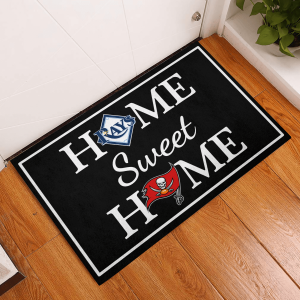 Home Sweet Home - Tampa Bay Rays Rubber Doormat QP12