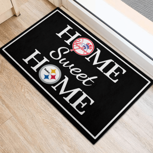 Home Sweet Home - New York Yankees Rubber Doormat EY12