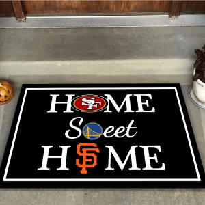 Home Sweet Home - San Francisco Sport Teams - Anti Slip Rubber Doormat