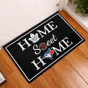 Home Sweet Home - Toronto Blue Jays Rubber Doormat QM12