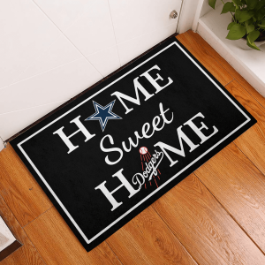 Home Sweet Home -  Los Angeles Dodgers Rubber Doormat QK12
