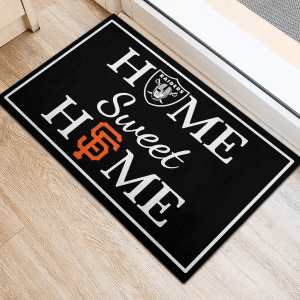 Home Sweet Home - San Francisco Giants Rubber Doormat WA12