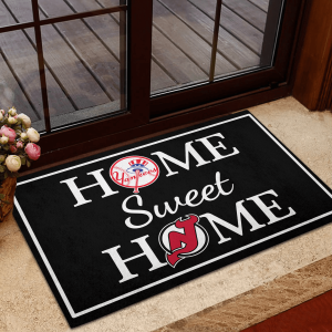 Home Sweet Home - New York Yankees Rubber Doormat QK12