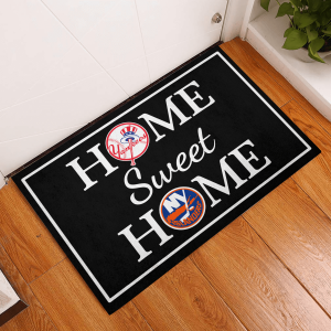 Home Sweet Home - New York Yankees Rubber Doormat QT12