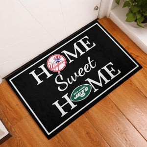 Home Sweet Home - New York Yankees Rubber Doormat QF12