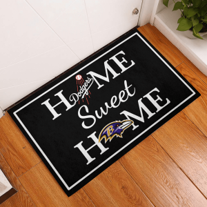 Home Sweet Home -  Los Angeles Dodgers Rubber Doormat QA12