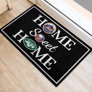 Home Sweet Home - New York Mets Rubber Doormat WK12