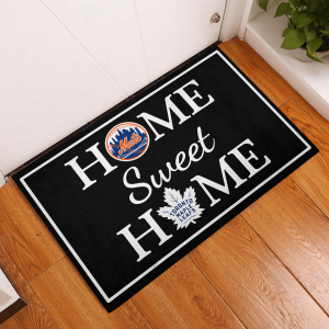 Home Sweet Home - New York Mets Rubber Doormat QD12